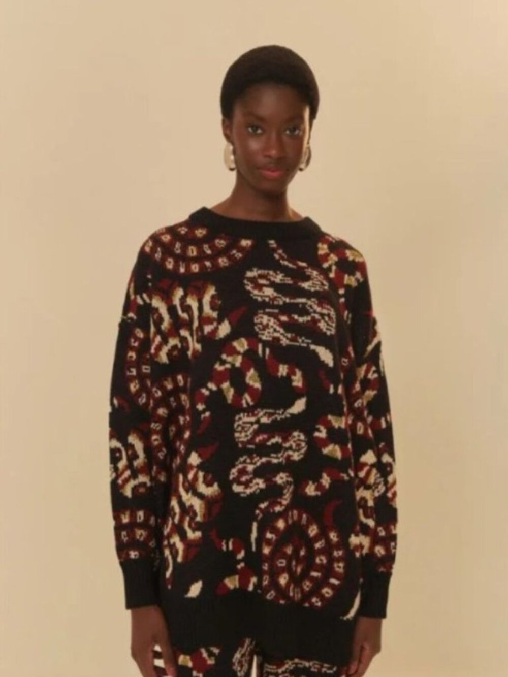 NWT FARM TRICOT PULL SWEATER COAT SIZE SMALL WOULD FIT GOOD IN SIZE M PK5872 jc